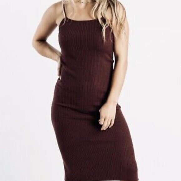 House of Harlow Ribbed Knit Bodycon Mini Dress - Picture 6 of 6